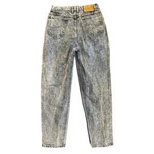 Vintage Lee Riders Acid Wash High Waisted Tapered Mom Jeans USA Size 14 M 30"
